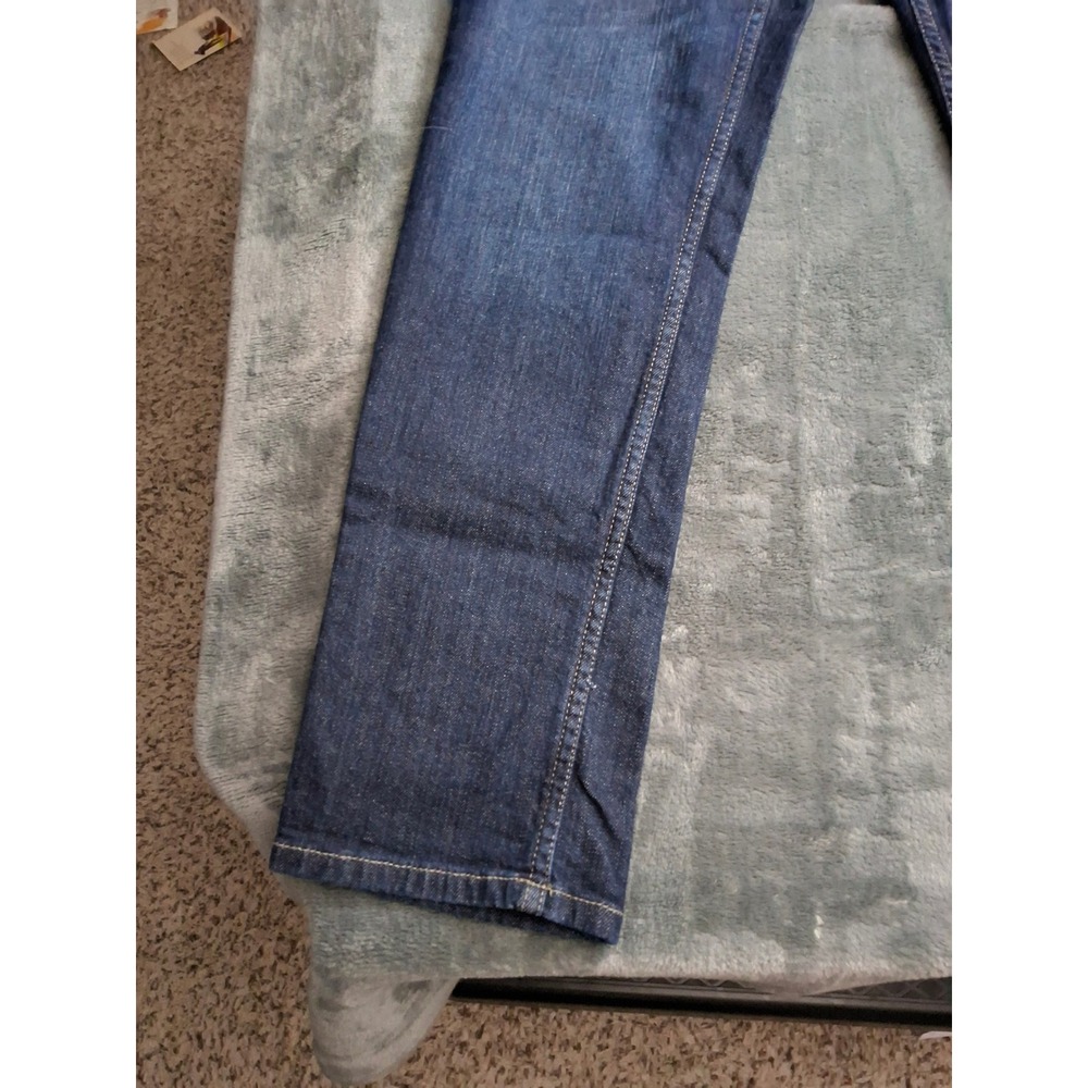 Banana Republic Womens Straight Leg Jeans Dark Wash Blue Denim Size 28/6 - Picture 2 of 13